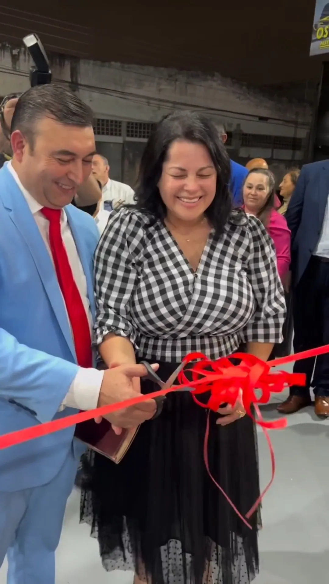 A inauguração